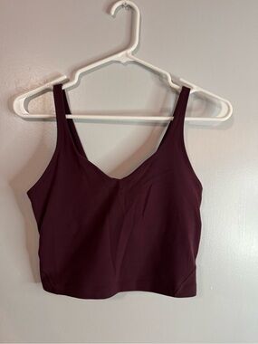 Lululemon Athletica Purple Cropped Tank Top Size 6